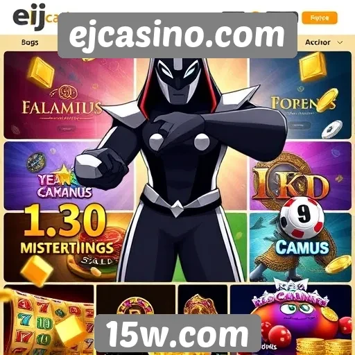 Variedade de jogos disponíveis no ejcasino.com